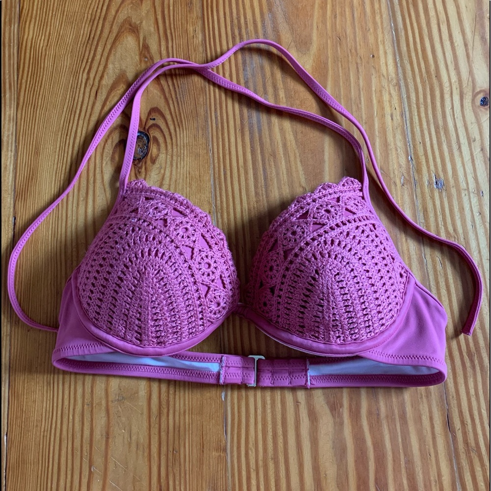 Shade & Shore crochet bikini top